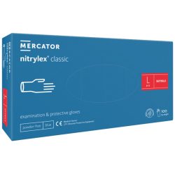Nitril Kesztyű kék L-es méret 100db