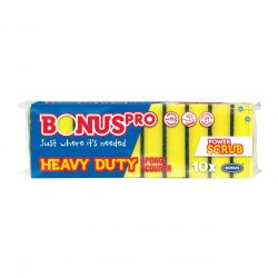 Bonus mosogatószivacs heavy duty 10db/csg