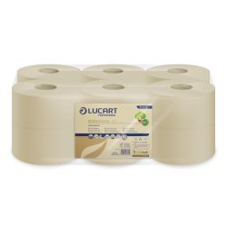   EcoNatural Toalettpapír | recycled | 19 cm átmérő | 160 m hossz | 2 rétegű | 12 tekercs/karton